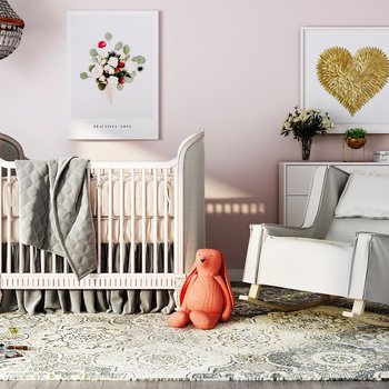 Restoration Hardware(RH)美式婴儿床组合-模型ID【96901】