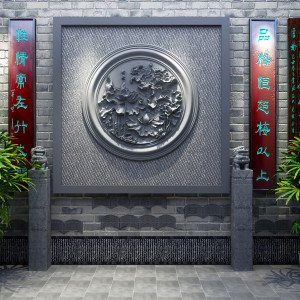 中式背景墙-模型ID【101456】