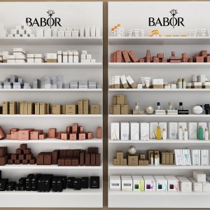 现代化妆品商展柜架-模型ID【103669】