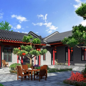 中式北京四合院-模型ID【121555】