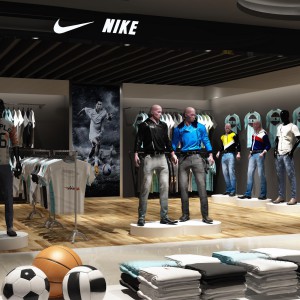 现代耐克服装店-模型ID【121605】