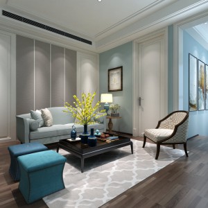 简欧客厅-模型ID【132185】