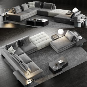 Minotti 米洛提现代组合沙发-模型ID【138683】