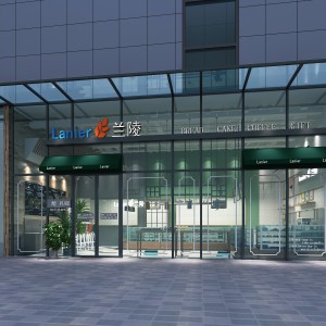 现代蛋糕面包店门面门头-模型ID【139459】
