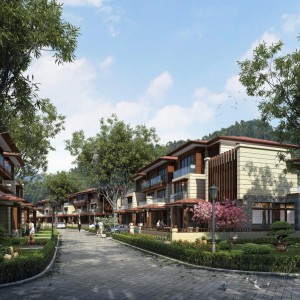现代小区建筑外观-模型ID【145387】