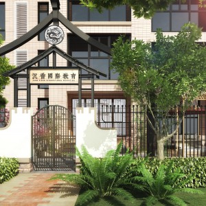 新中式国学禅意门头-模型ID【147480】
