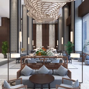 新中式酒店大堂大厅-模型ID【149269】