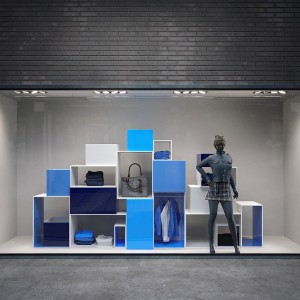 现代服装店橱窗设计-模型ID【166603】