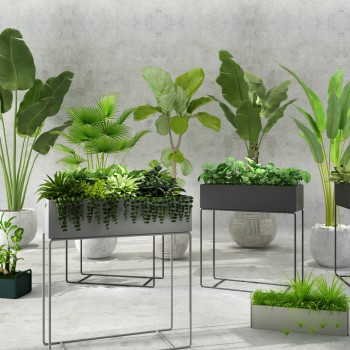 现代绿植盆栽-模型ID【181465】