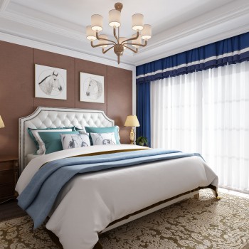 Simple European Style Bedroom-ID:153321213