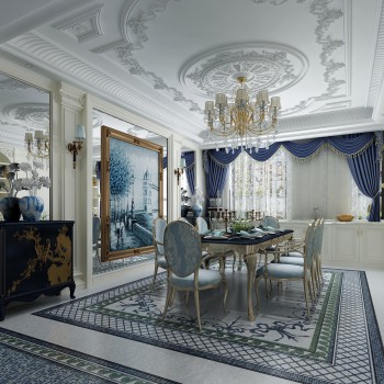 French Style Dining Room-ID:284168822