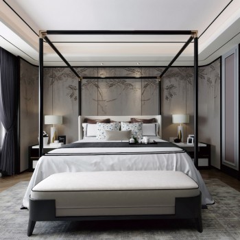 New Chinese Style Bedroom-ID:509153651