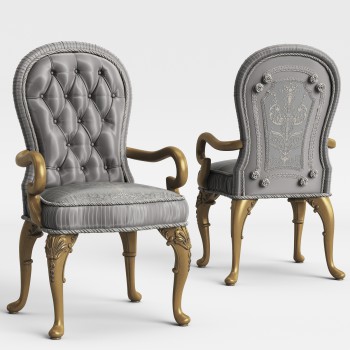 French Style Single Chair-ID:938455937