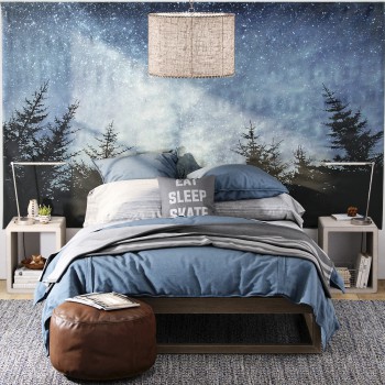 Nordic Style Double Bed-ID:622912284