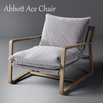 Modern Nordic Style Lounge Chair-ID:150081965