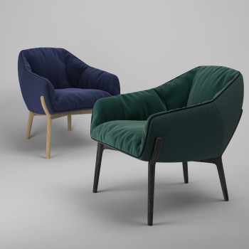 Modern Nordic Style Lounge Chair-ID:292749438