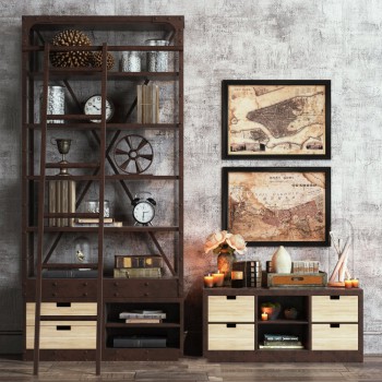 Industrial Style Decorative Frame-ID:917070849