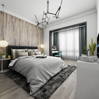 Nordic Style Bedroom-ID:718298614