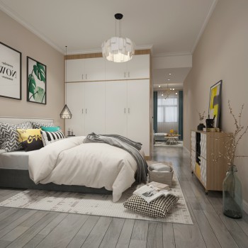 Nordic Style Bedroom-ID:470081126