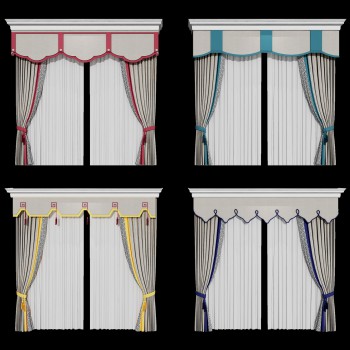 New Chinese Style The Curtain-ID:465739841
