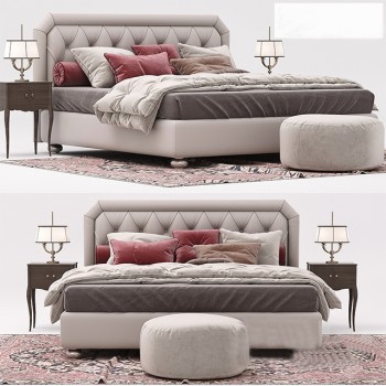 American Style Double Bed-ID:262848169