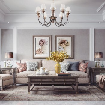 American Style A Living Room-ID:818499538