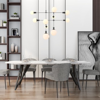 Modern Dining Table And Chairs-ID:185144751