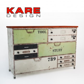 Industrial Style Side Cabinet/Entrance Cabinet-ID:315168153