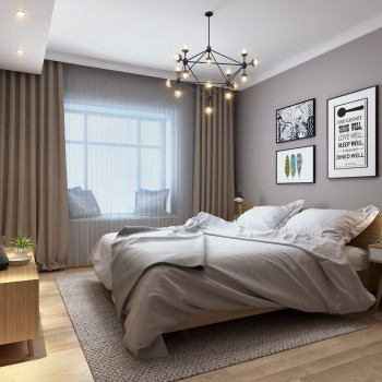 Nordic Style Bedroom-ID:368313676