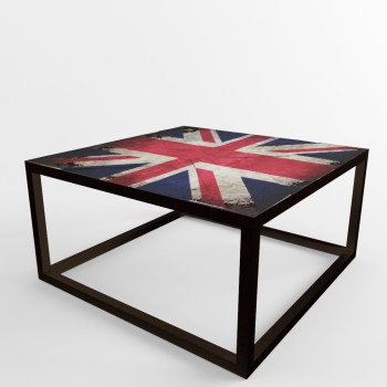 Industrial Style Coffee Table-ID:371977825