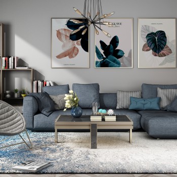 Modern Nordic Style Sofa Combination-ID:151925726