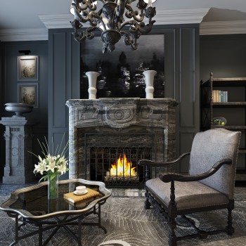 American Style Fireplace-ID:137838115