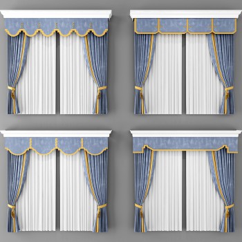 New Chinese Style The Curtain-ID:401931821