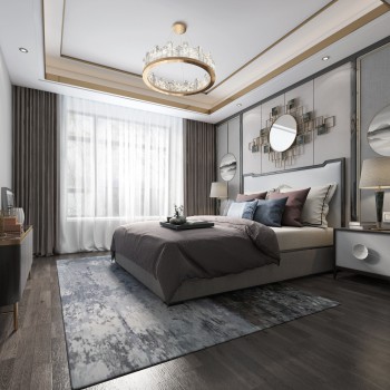 New Chinese Style Bedroom-ID:568169719