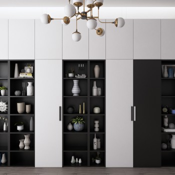 Modern Decorative Cabinet-ID:438597219