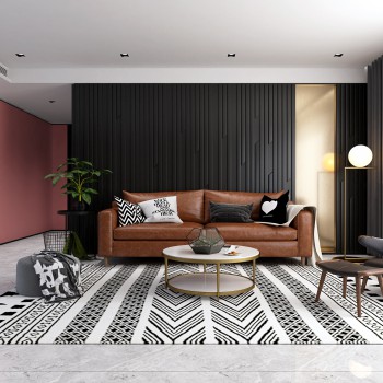 Modern A Living Room-ID:378201342