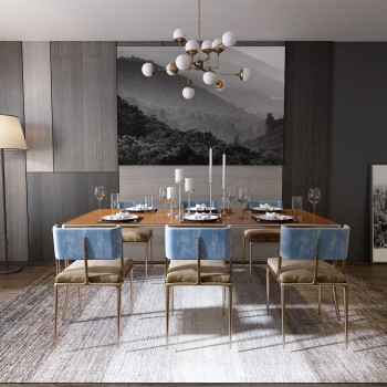 Modern Dining Table And Chairs-ID:329661643