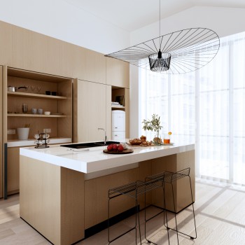 Modern Open Kitchen-ID:351653129