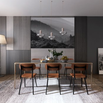 Modern Dining Table And Chairs-ID:370656922