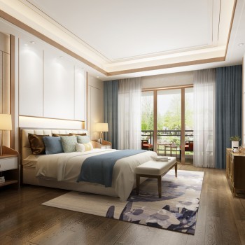 New Chinese Style Bedroom-ID:625246677