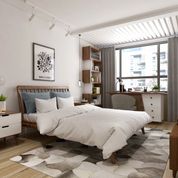 Modern Nordic Style Bedroom-ID:340656241