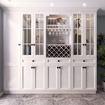 Simple European Style Wine Cabinet-ID:692092585