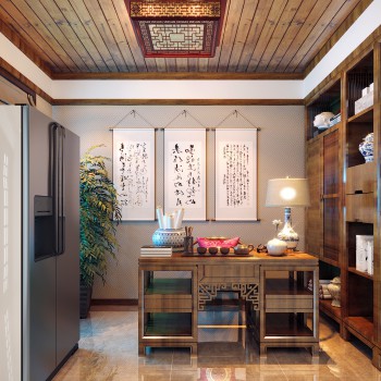 Chinese Style Study Space-ID:233462468