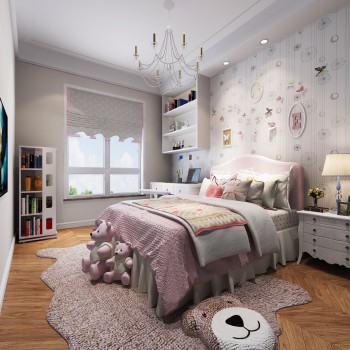 American Style Girl's Room Daughter's Room-ID:364894921