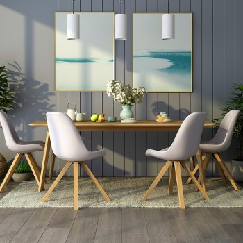 Nordic Style Dining Table And Chairs-ID:347148467