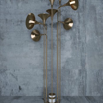 Industrial Style Floor Lamp-ID:270249666