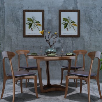 Nordic Style Dining Table And Chairs-ID:241291387