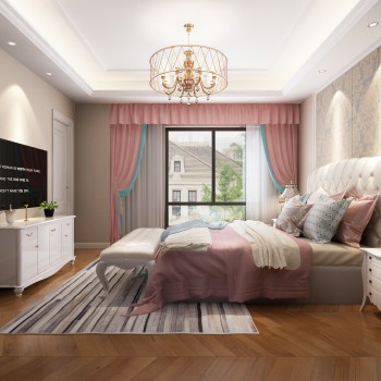 European Style Bedroom-ID:381858115