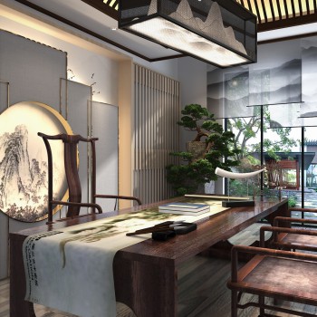 New Chinese Style Study Space-ID:750269876