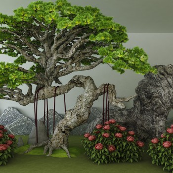 New Chinese Style Garden-ID:704789493
